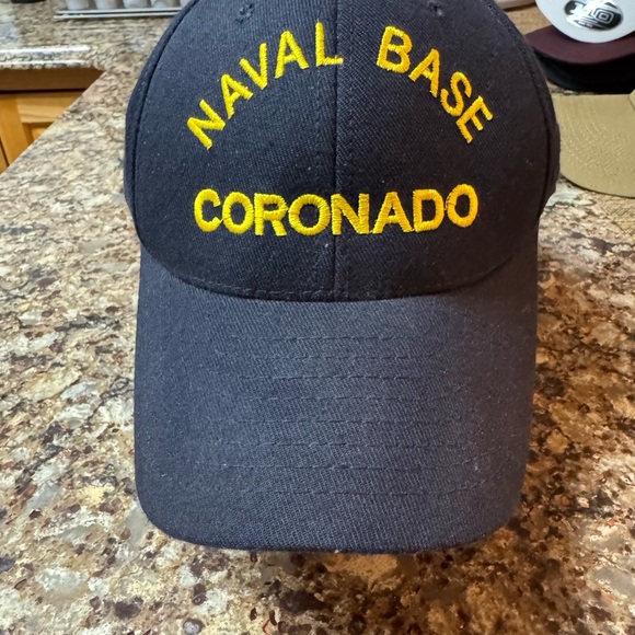 Naval Base Coronado Navy Blue Adjustable Ball Cap - Picture 2 of 8